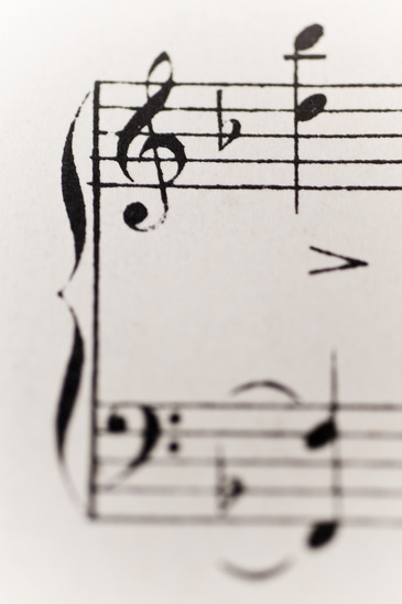 sheet of music